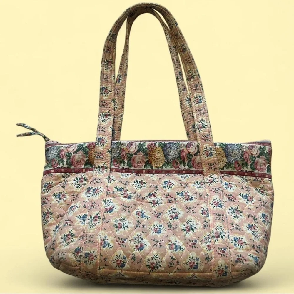 Authentic 90s Vera Bradley tote set in Pastel Pink - Picture 2 of 4